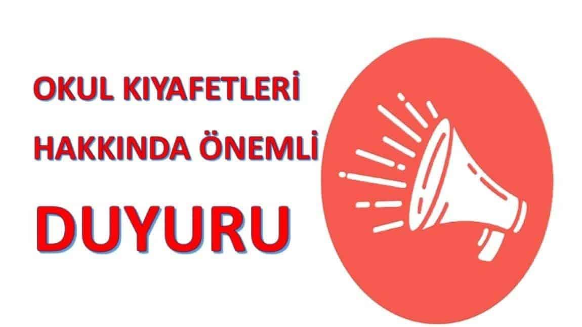 2025-2026 Eğitim-Öğretim Yılından İtibaren Yeni Okul Forması Uygulaması